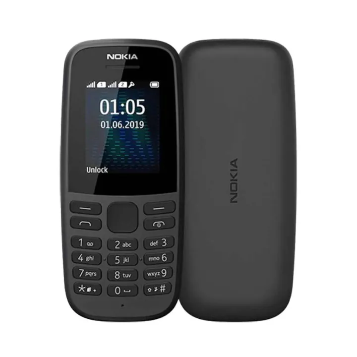 Nokia 105 Dual Sim 4th Edition With Warranty Feature Push button Phone 1.77" Display Battery Long Standby Flashlight Radio - Unknown Store deal with 68% discount in Sri Lanka